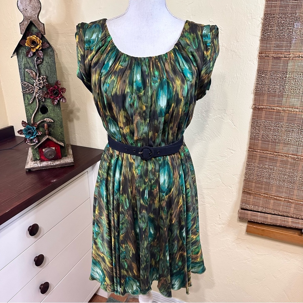 Alice + Olivia Green Dress
